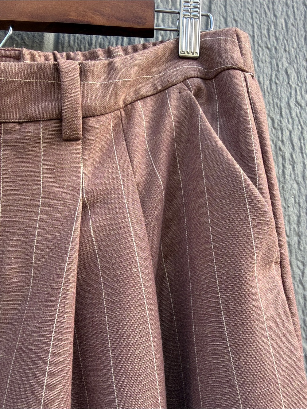 Anthropologie Maeve The Avery Pleated Wide-Leg Trousers Size: L - Picture 4 of 11